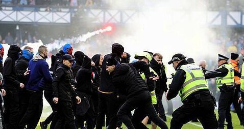 Nine arrested after disorder at Rangers and Celtic Scottish Cup tie