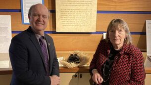 <p>US co-convenors, Boyle native Hilary T. Beirne and Professor Christine Kinealy, Irish historian and author.</p>