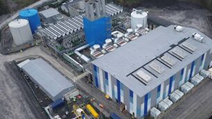 <p>Aerial view of Bord Gáis Energy’s Athlone facility.</p>