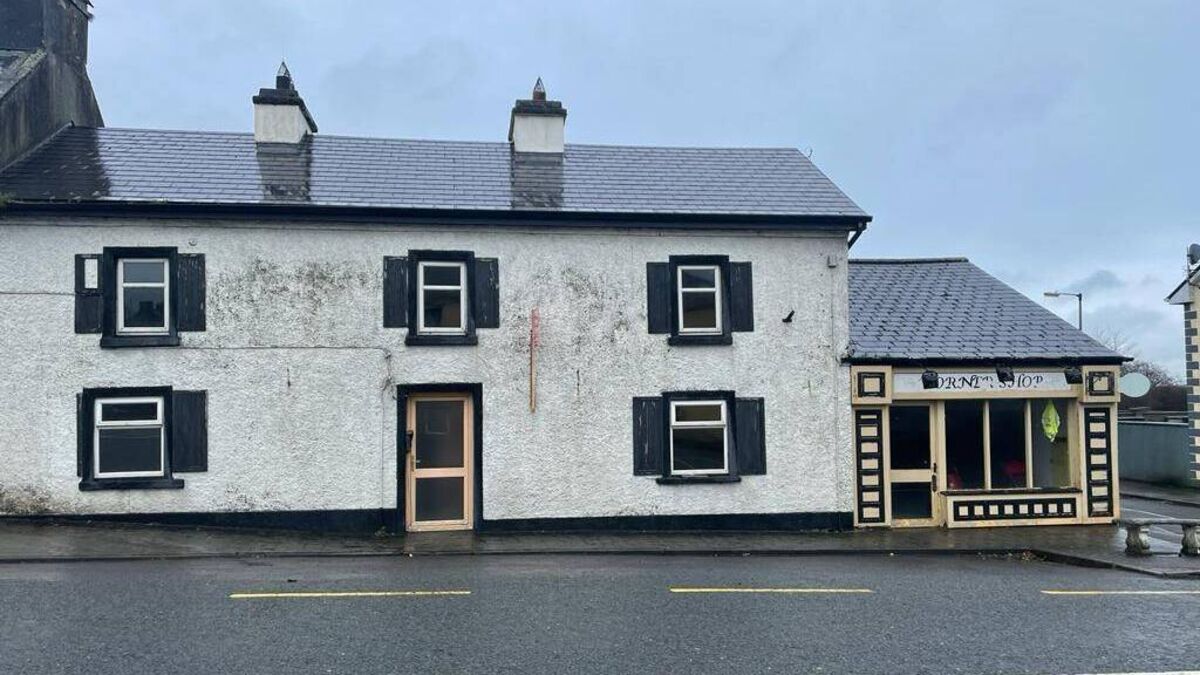 Property in heart of County Roscommon village going for auction online