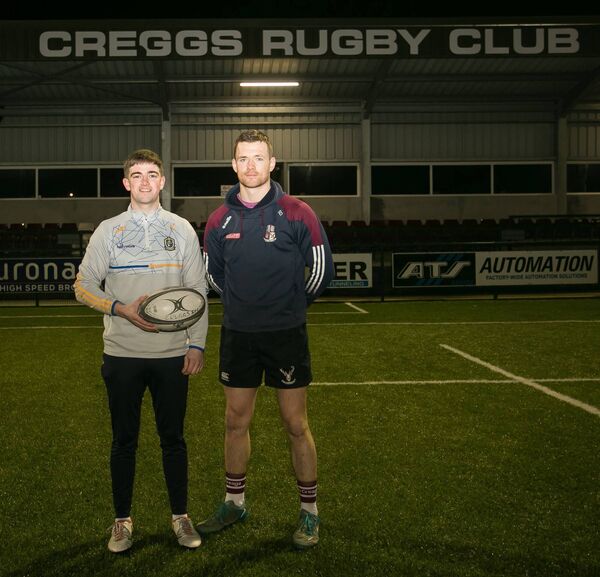 Cousins Mark Dowd and Shane Dowd at training in Creggs ahead of Sunday's J1A League final against Dunmore. Picture: Michelle Hughes Walsh Cousins Mark Dowd and Shane Dowd at training in Creggs ahead of Sunday's J1A League final against Dunmore. Picture: Michelle Hughes Walsh