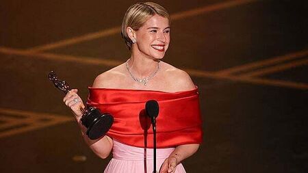 Killarney celebrates after Jessie Buckley’s best actress Oscar win