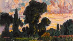 <p>The painting, Le Loing at Sundown, by Castleplunkett native Roderic O'Conor.</p>