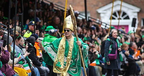 Crowds in cities and towns across Ireland enjoy St Patrick’s Day events
