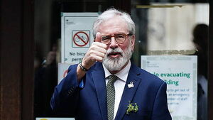 Gerry Adams tells London court he ‘had no involvement whatsoever’ in IRA bombings