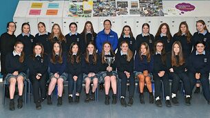 <p>Uisce Éireann’s Patricia Lowry pictured with members of the St Brendan’s girls’ U-16 Galway county champions at Coláiste Mhuire, Ballygar. Patricia and school principal Emma O’Malley(also pictured) were part of the management team that guided the team to county title success. Pics. Gerard O’Loughlin </p> <p>Uisce Éireann’s Patricia Lowry pictured with members of the St Brendan’s girls’ U-16 Galway county champions at Coláiste Mhuire, Ballygar. Patricia and school principal Emma O’Malley(also pictured) were part of the management team that guided the team to county title success. Pics. Gerard O’Loughlin </p>