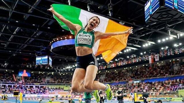 Kate O'Connor wins bronze in pentathlon at World Indoor Championships