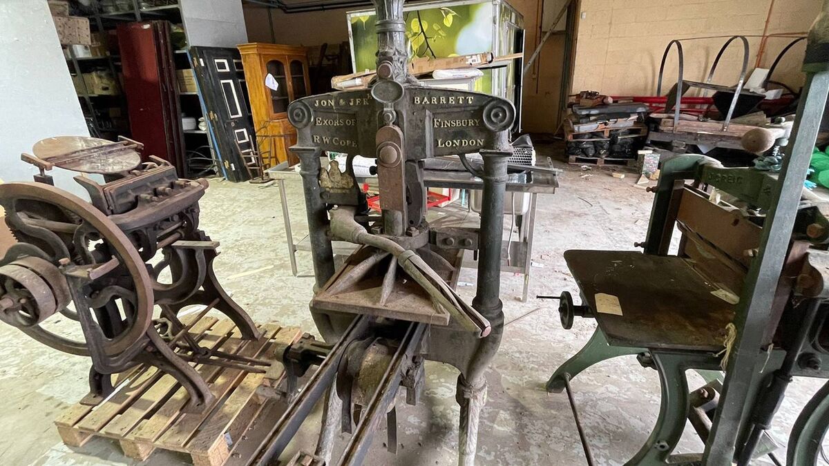 Strokestown Democrat printing press returns to its original home