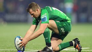 <p>A product of the Connacht pathway system through Buccaneers RFC and Marist College, Jack Carty was captain of Connacht Rugby from 2022-2024, and earned 11 Ireland caps during his career, including 3 appearances at the 2019 Rugby World Cup. Picture: NPHO/James Crombie</p>
