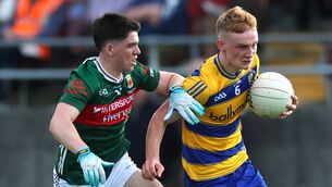 <p>Roscommon captain Eoghan Carthy and his team mates will be taking on Sligo this evening. Picture: INPHO/James Crombie</p>