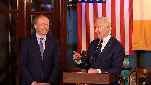 Government says it followed law on Biden’s watch gift to Micheál Martin