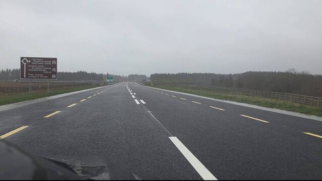 <p>The new Frenchpark bypass opened today.</p>