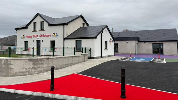 The new Happy Feet Childcare centre at Tarmon, Castlerea. Pic: Liam Reynolds The new Happy Feet Childcare centre at Tarmon, Castlerea. Pic: Liam Reynolds