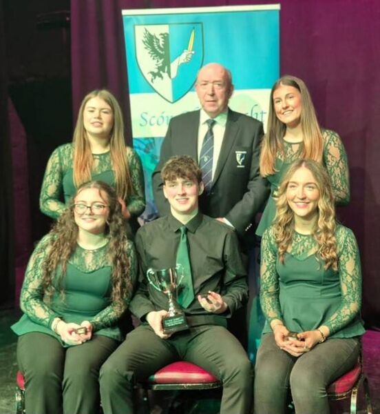 The St. Michael's Ballad Group that were crowned Connacht Scór Sinsir champions in Tubbercurry on Saturday last. 