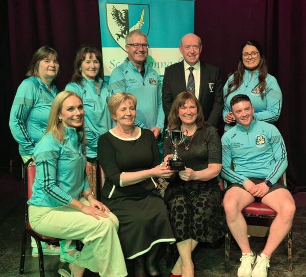 The St. Dominic's Novelty Act that were crowned Connacht Scór Sinsir champions in Tubbercurry on Saturday last. 