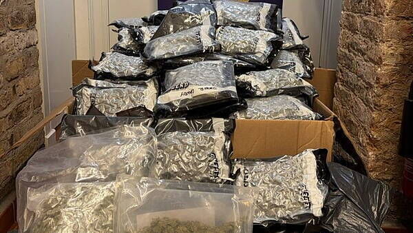 Two men (50s) to appear in court over €1.5m cannabis seizure in Dublin