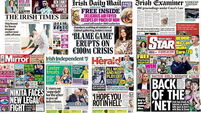 What the papers say: Saturday's front pages