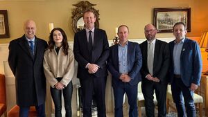 Justice minister visited the county today