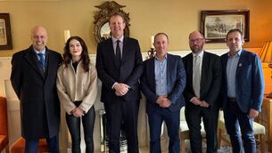 <p>The justice minister was in the county today.</p> <p>The justice minister was in the county today.</p>