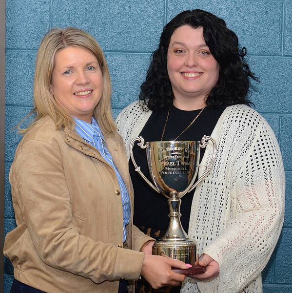 Roscommon Community College teachers Yvonne Doyle and Joanne Cleary won Best Directors’ award for their adaptation of the play ‘Eclipsed’ by Patricia Burke-Brogan, set in the Magdalene laundry in the 1960s. The school scooped no less than six awards at the All-Ireland Briery Gap Drama Finals in Macroom. Pic: Gerard O’Loughlin 
