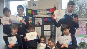 <p>Congratulations to the students of Strabraggan NS, Arigna on winning the Leitrim Enterprise Sustainability Award in the STEMtacular Science Exhibition which was held recently in Ballinamore. The students worked on a very interesting project entitled "Keeping the Rossies dry". They received great praise for their work from the judges. </p>