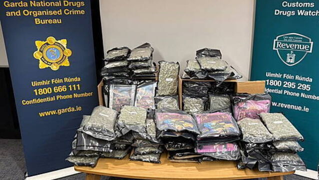 Two men arrested after drugs worth €1 million seized in Louth