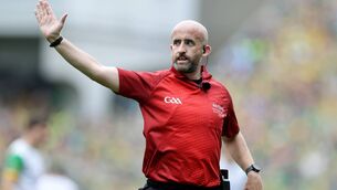 <p>Brendan Cawley will take charge Roscommon's opening game in this year's Connacht SFC against New York. Picture: INPHO/Laszlo Geczo</p>