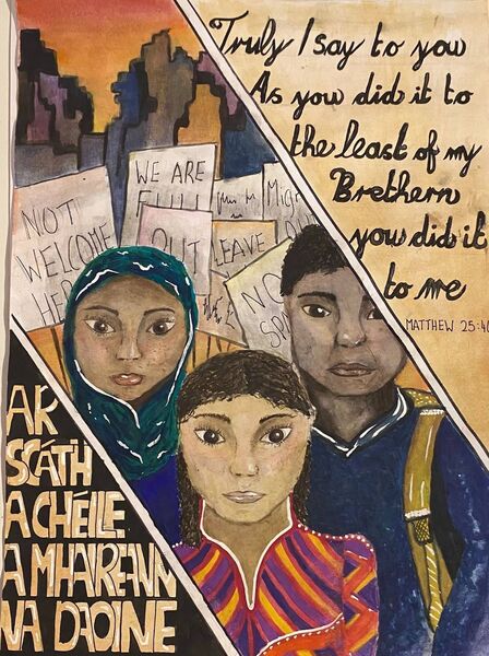 Ruth Dennigan's winning entry in the All-Ireland Schools Media Competition, organised by the Columban Missionaries. Ruth Dennigan's winning entry in the All-Ireland Schools Media Competition, organised by the Columban Missionaries.