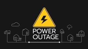 Scores without power in the county this morning