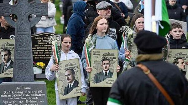 Republicans hold annual Easter parade in Derry