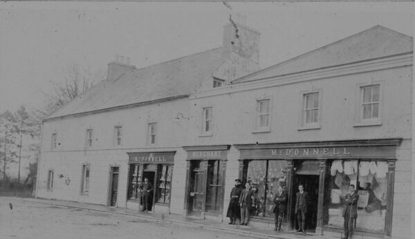 Left to Right: Peter McDonnell, Sergeant Maughan, Joseph McDonnell, the three men on the right were all grocery assistants. Pic: Courtesy Paul Connolly