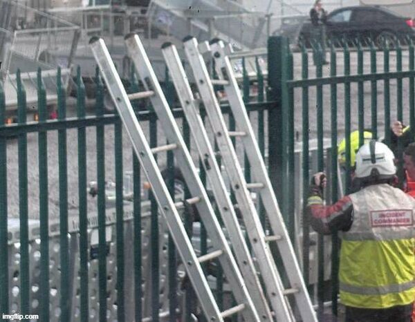 Fire services at the scene