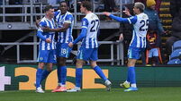 Mats Wieffer at the double as Brighton push Burnley closer to relegation