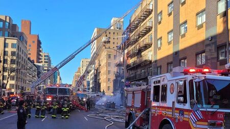 WATCH: Roscommon supporters witness New York fire drama