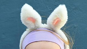 <p>Ava Moran, Glenamaddy at the Roscommon Easter Parade. Pic: Gerard O'Loughlin</p>