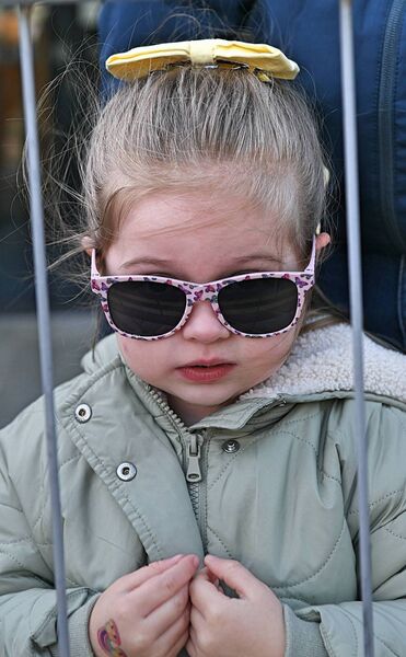 Leah Finan, Loughglynn at the Roscommon Easter Parade. Pic: Gerard O'Louglin