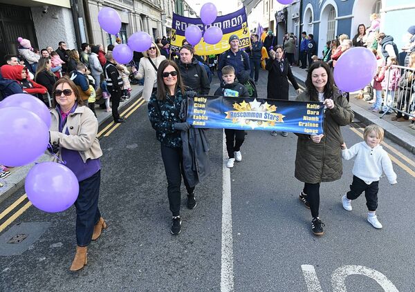 Roscommon Stars taking part in the Roscommon Easter Parade. Pic: Gerard O'Loughlin