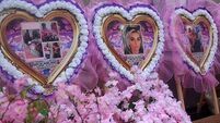 Family of Scarlett Faulkner pay tribute to her with vigil of flowers and photographs