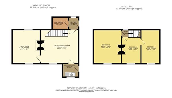 The floorplans for the residence.