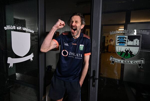 Chris enjoyed returning to his GAA roots in his native Boyle.