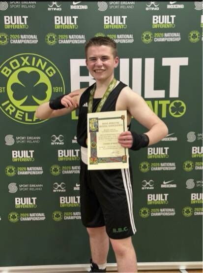 Gavin O’Gara was crowned a two-time national boxing Champion at the National Stadium in Dublin last week, retaining his Boy 3 79kg title after an extremely tough final against Michael Doherty of Olympic Galway. 