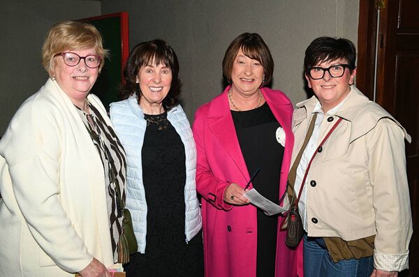 Ann Kelly, Patricia Shine, Angela Kelly and Roisin Carlin, pictured at a St. Brigid’s Community Choir fundraiser in St. Brigid’s GAA Club. Pic: Gerard O’Loughlin