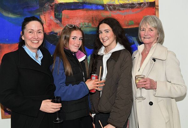 Aisling Neilan, Sarah Kelly, Anna McCormack and Catherine Neilan, pictured at an Evolution Stage School performance at Roscommon Arts Centre last weekend. Pic: Gerard O’Loughlin