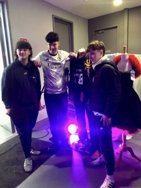Elphin Community College students at the Relove Fashion Finals in The Helix, Dublin. 