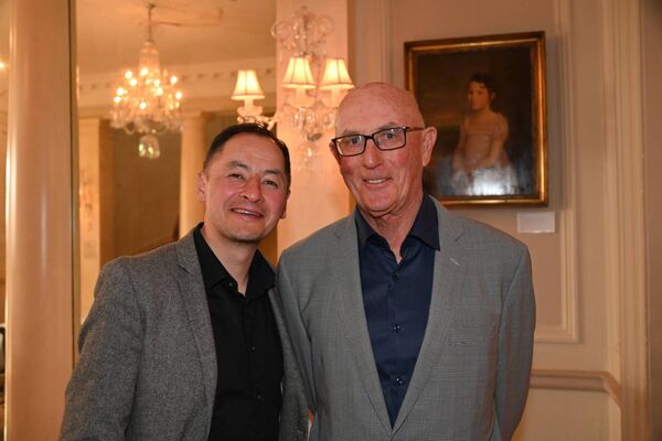 Jason Sherlock, Roscommon coach and selector with Tom Hunt. Pic: Nuala Purcell