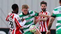 League of Ireland: Derry City beat Rovers, Waterford secure late equaliser against Drogheda