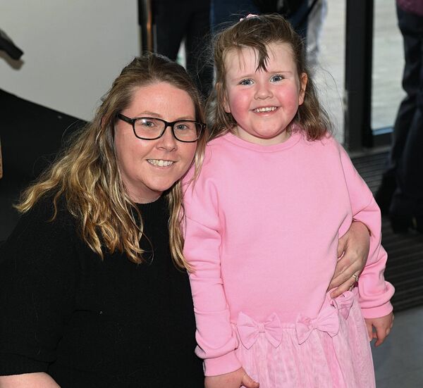 Áine and Marie Kelly, Newbridge, pictured at an Evolution Stage School event at Roscommon Art Centre. Pic: Gerard O’Loughlin