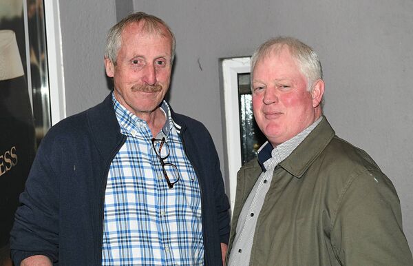 Owen Crehan, Fuerty and Noel Dowd, Ballinagare pictured in Dalton’s of Fuerty at the launch of the County Roscommon Ploughing Championships and Family Fun Day, which will be held in Fuerty on Sunday, May 3d. Pic: Gerard O’Loughlin