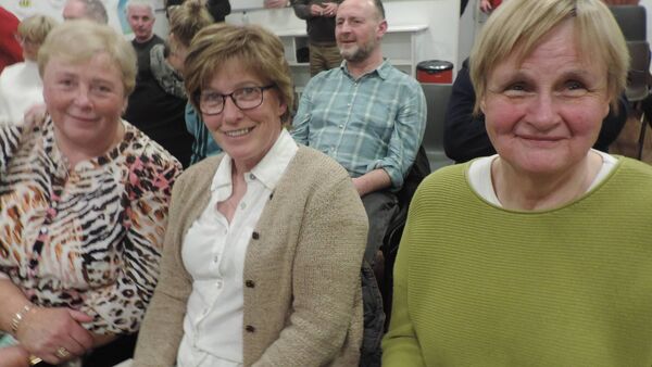 Pictured recently at the staging of ‘Separate Beds’ in Lisacul were Anne McGreal, Frances Durkin, and Geraldine Finn. Pic: James Hunt 