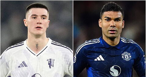 Casemiro is ‘a working machine’, says Manchester United team-mate Benjamin Sesko